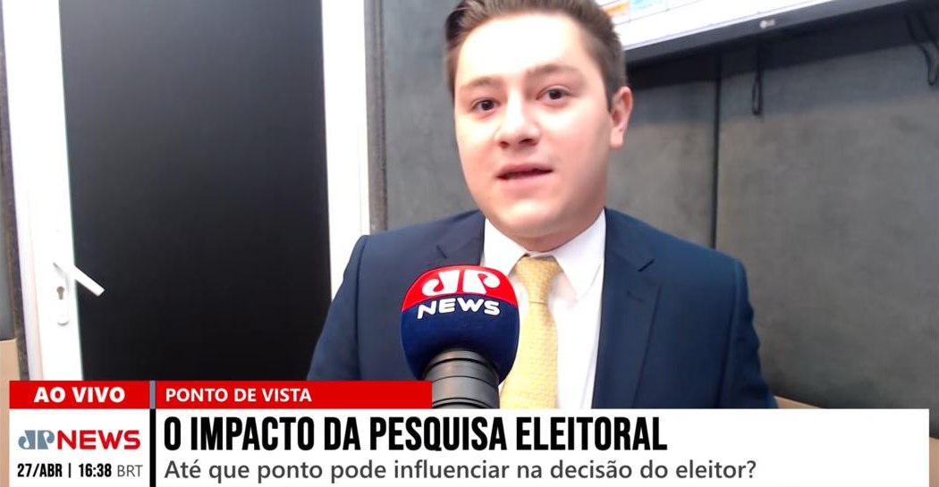 Entrevista à Jovem Pan News sobre o impacto da pesquisa eleitoral