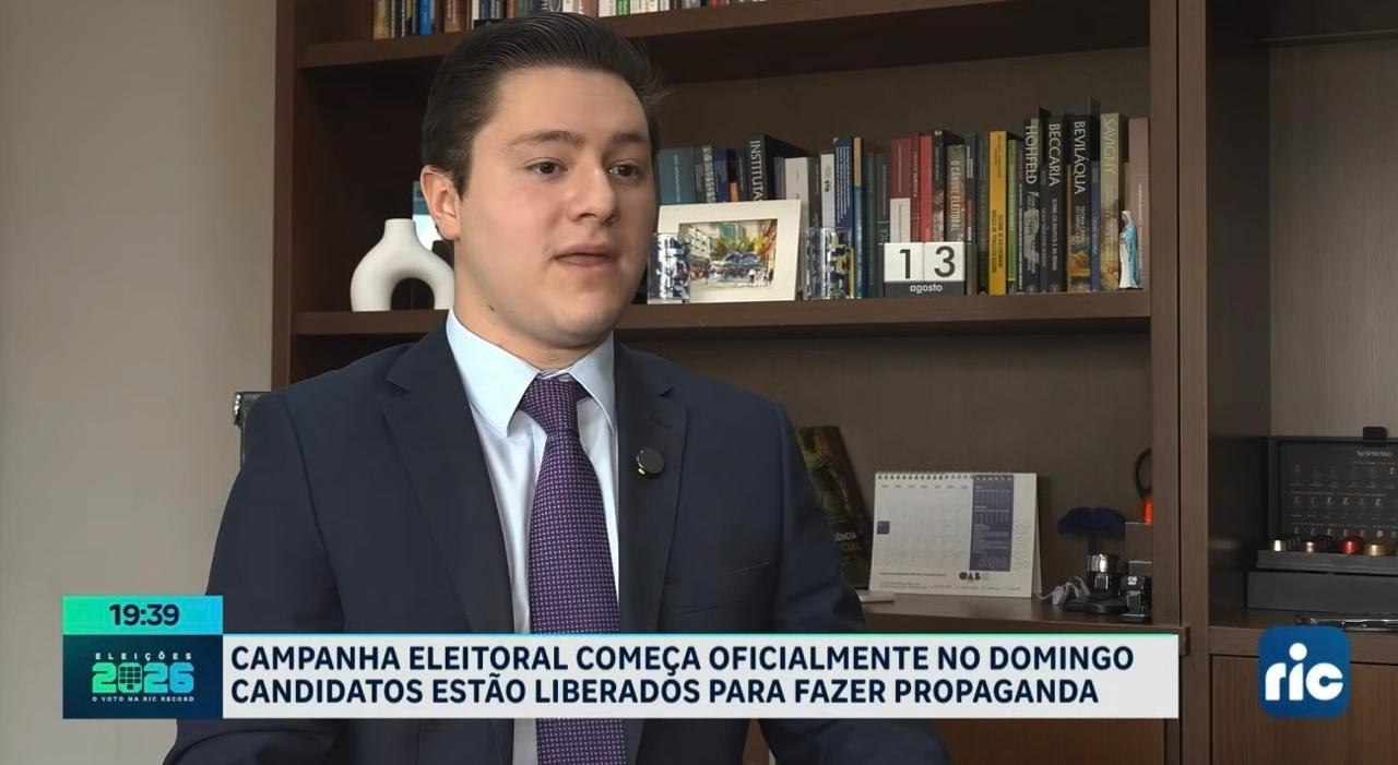Entrevista à RIC Record sobre o início da campanha eleitoral